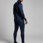 Men Navy Blue Track Suit Pant