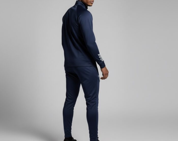 Men Navy Blue Track Suit Pant - Image 1