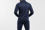 Topcliff Men Navy Blue Track Suit Top
