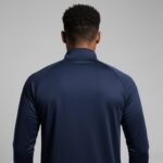 Men Navy Blue Track Suit Top - Image 2