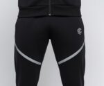 Men's Black Tracksuit Pants - Image 2