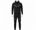 Men's Black Tracksuit Pants - Image 5