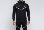 Men's Black Tracksuit Top