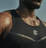 Men's Black Workout, Breathable Sleeveless Top - Image 5