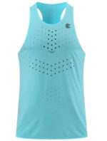 Men's Green Workout, Breathable Sleeveless Top