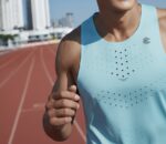 Men's Green Workout, Breathable Sleeveless Top - Image 2