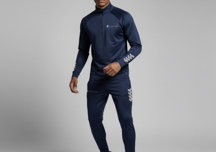 Navy Blue Tracksuit pair - Image 2