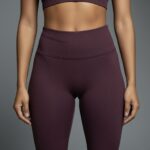 Women Italian Plum Workout/Yoga pant - Image 2