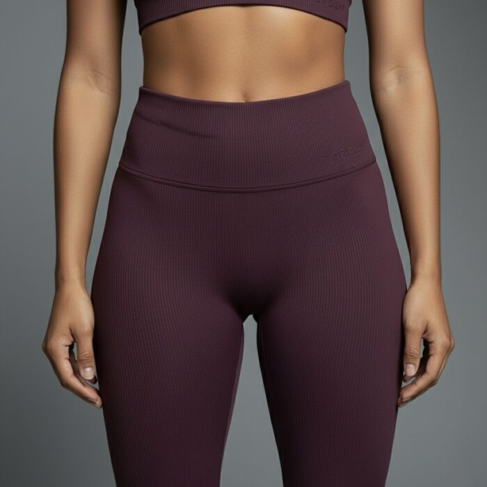 Women Italian Plum Workout/Yoga pant - Image 2
